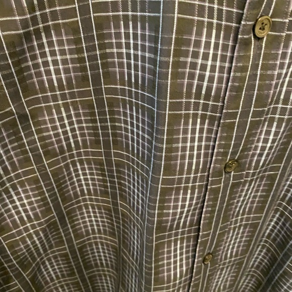 Mens Michael Kors Plaid Button Down Shirt LS L - Picture 4 of 7